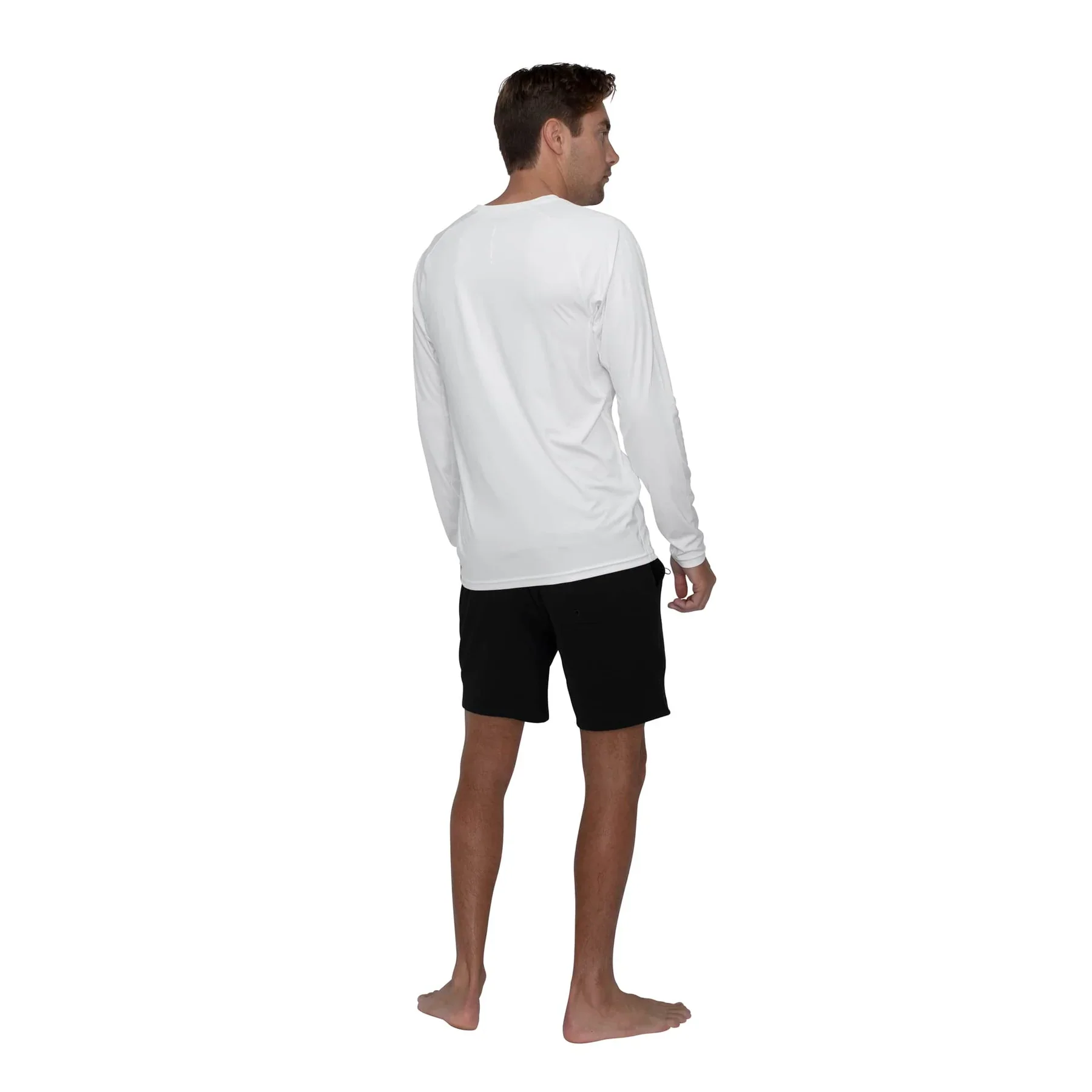Florence Marine X Sun Pro Logo Long Sleeve UPF Shirt White - Image 3