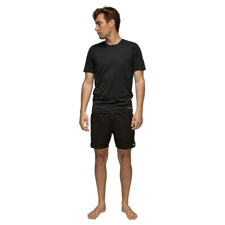 Florence Marine X Sun Pro Short Sleeve UPF Shirt Black - Image 4